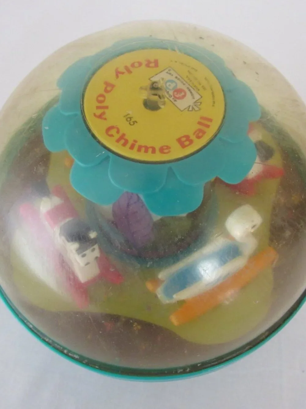Fisher Price Vintage ROLY POLY CHIME BELL #165